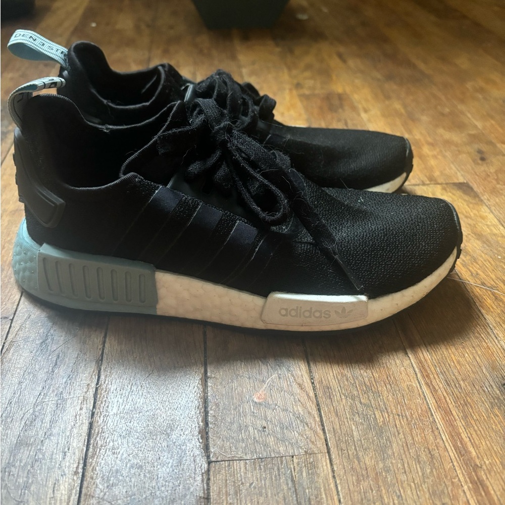 Adidas NMD R1 Black Ash Grey Sneakers